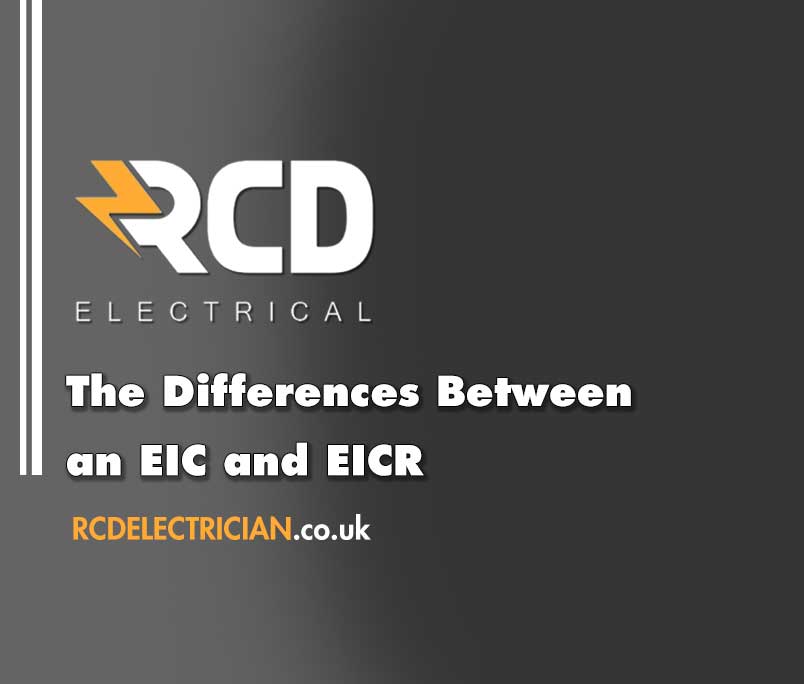 Example Commercial Eic The Differences Between an EIC and EICR