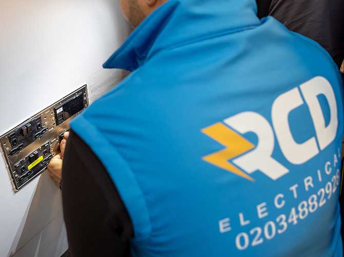 Electrical Services in London – Trusted & Certified | RCD ELECTRICAL