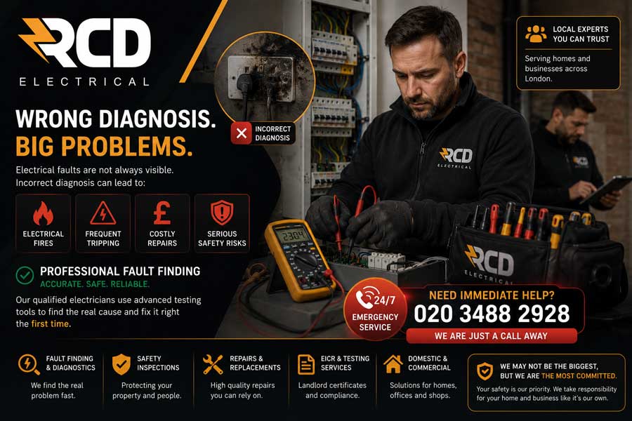 Electrical fault finding London
